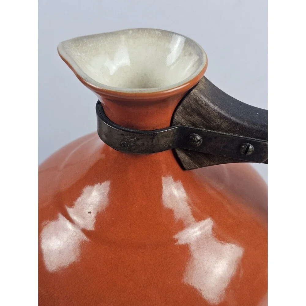 Gypsy Red Wing Vintage Pottery Orange 8